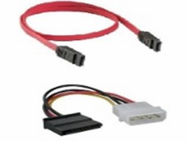 Cabo De Dados Sata + Cabo De For�a Pcte C/ 30 Kits