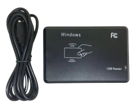 Leitor USB Cart�o De Proximidade 125khz + 13.56mhz (nova).