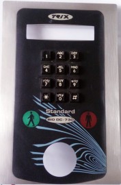 Tampa em Inox para Catraca Trix Standard Biom�trica (seminova).