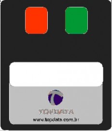 Etiqueta Adesiva para Tampa da Catraca Topdata Top / Flex (nova)