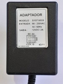 Fonte de Alimenta��o Rel�gio de ponto Dimep Printpoint II (seminova).