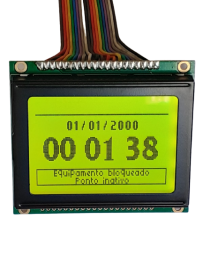 Display para Rel�gio de Ponto Henry Primme (seminovo).