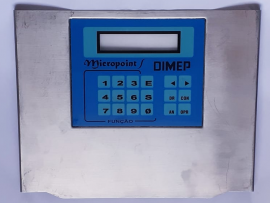 Tampa Frontal em Inox para Catraca Dimep Micropoint S (seminova)