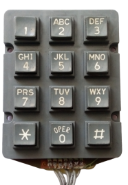Teclado para Rel�gio de Ponto XTM - Compact Plus (seminovo).