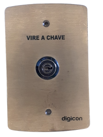 Chave Seletora Para Botoeira 2 Polos Digicon Em Inox (seminovo)