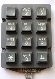 Teclado para Rel�gio de Ponto Trix XTM-COMPACT (seminovo).